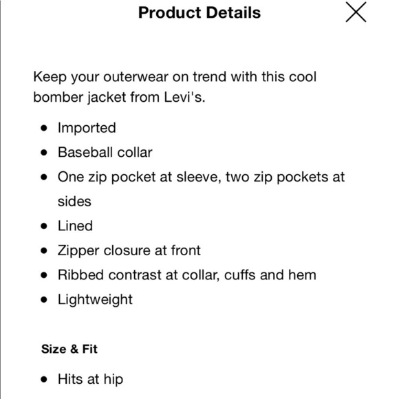 Levi's Women's Melanie Bomber Jacket - Small - Picture 14 of 14